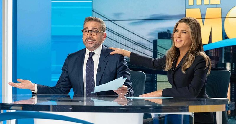 Jennifer Aniston and Steve Carell στο The Morning Show