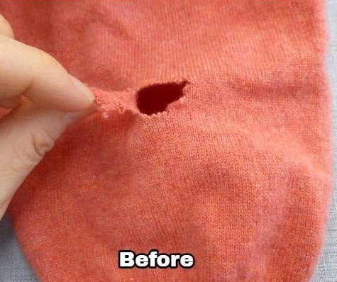 The Japanese way to remove holes in your favorite old clothes – Watch the video |  Marie Claire