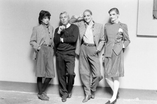 Armani Fall 1980 Ready to Wear Advance Preview with Designer