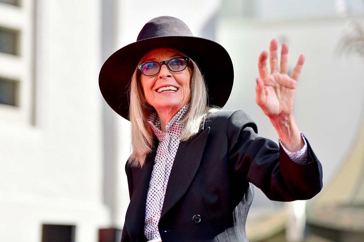 TCL Chinese Theatre Hosts Handprint And Footprint In Cement Ceremony For Actress Diane Keaton