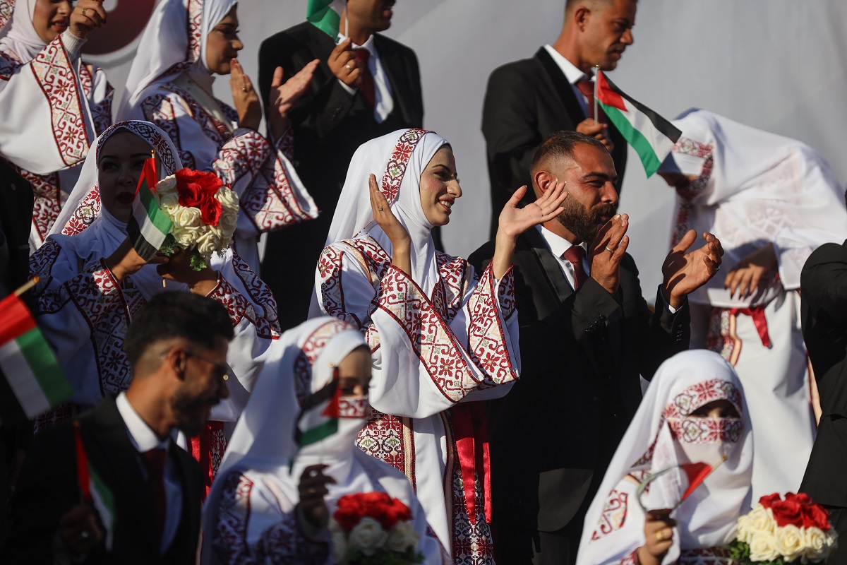 Mass Wedding in Gaza Marking Emirates’ National Day