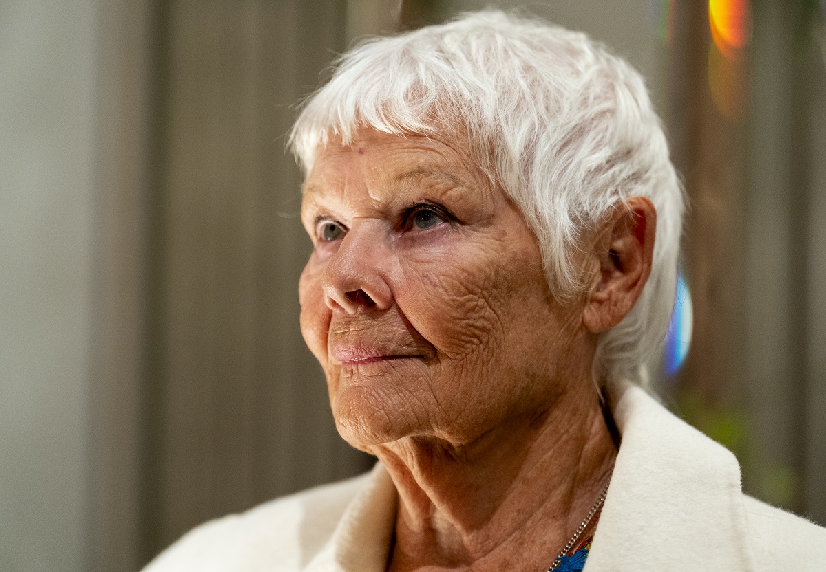 Dame Judi Dench sculpture