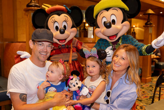 Ashley Tisdale Celebrates Daughter Emerson’s First Birthday at Disneyland Resort