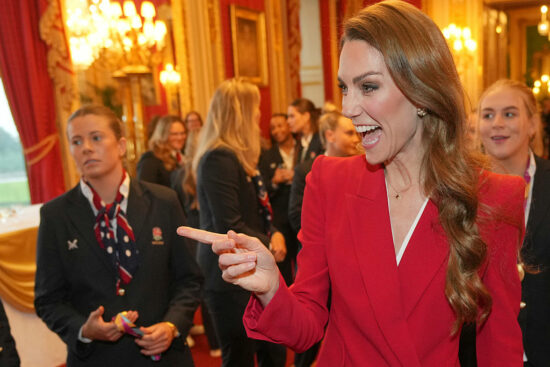The Princess Of Wales Hosts Reception For England Women’s Rugby Team