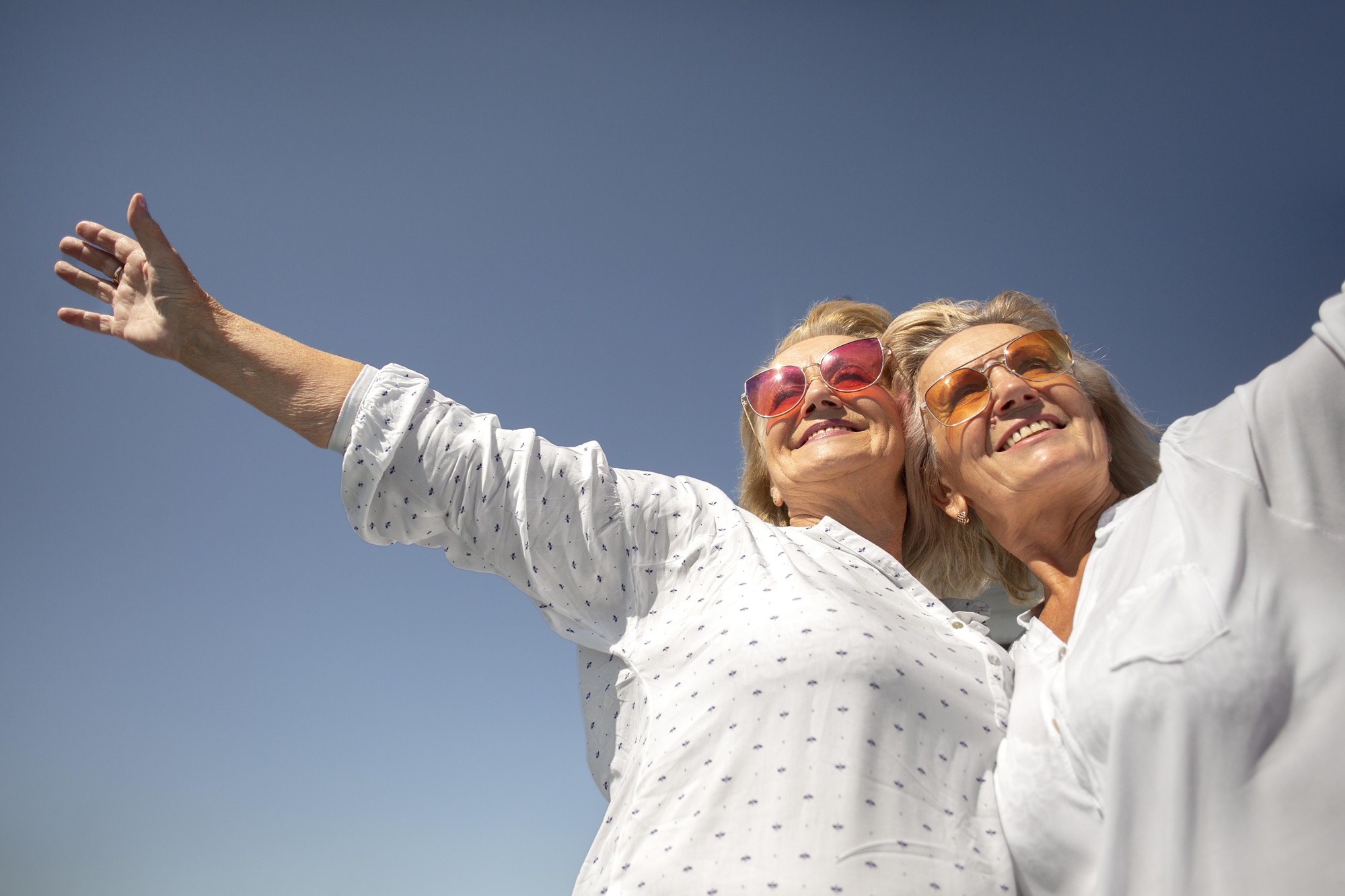 close-up-happy-senior-women