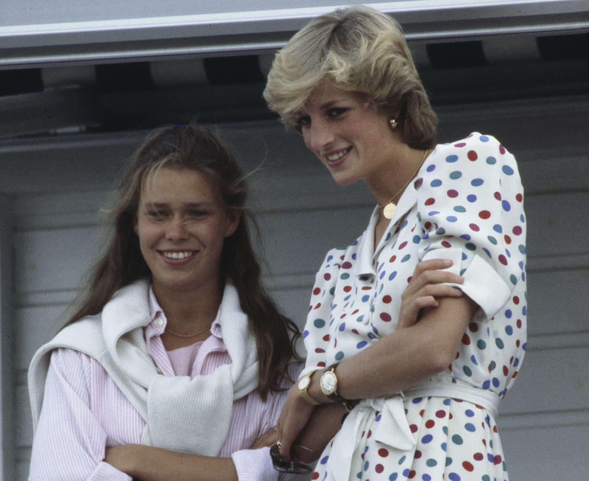 Princess Diana And Lady Sarah Armstrong-Jones At Polo