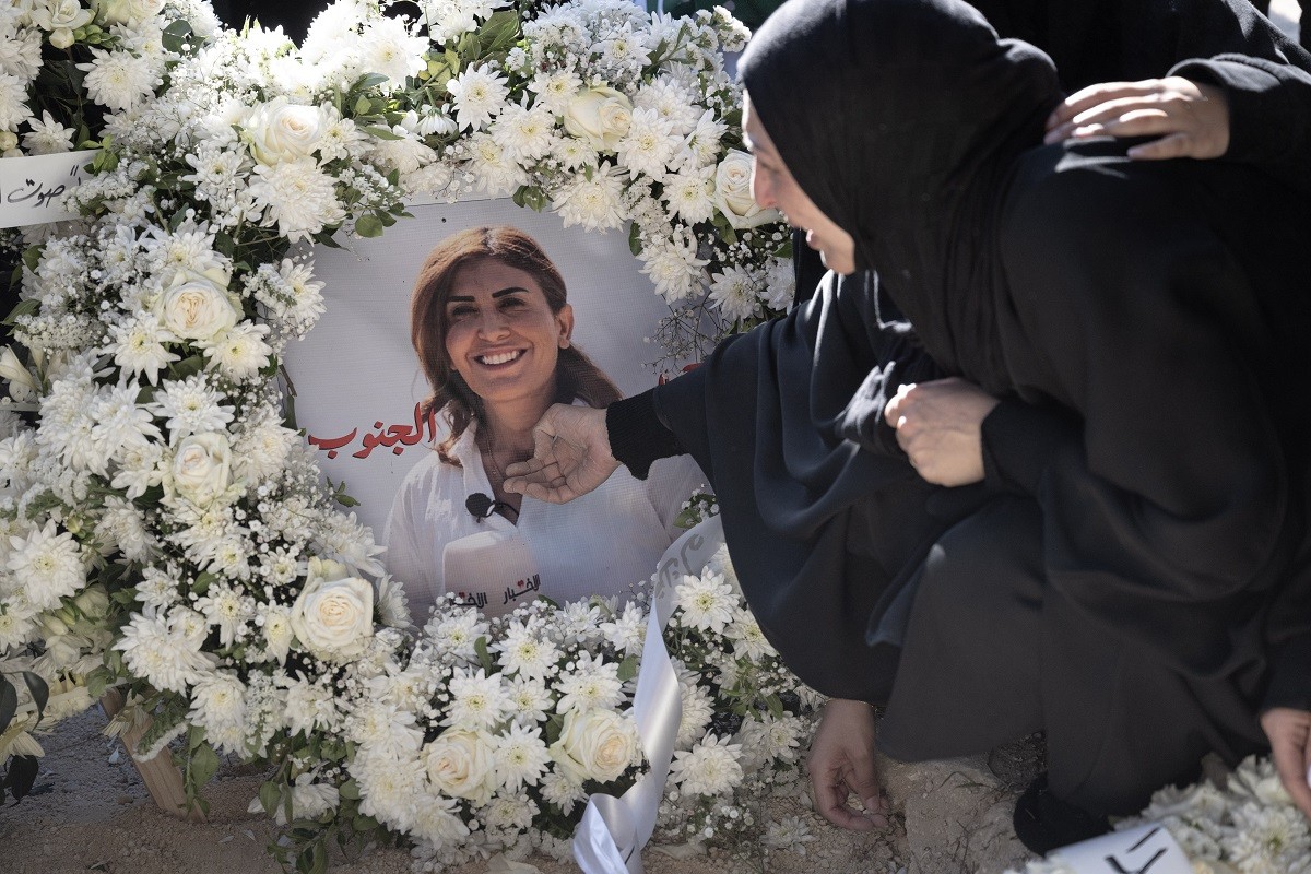 Funeral ceremony for journalist, killed during Israeli attack, in Lebanon
