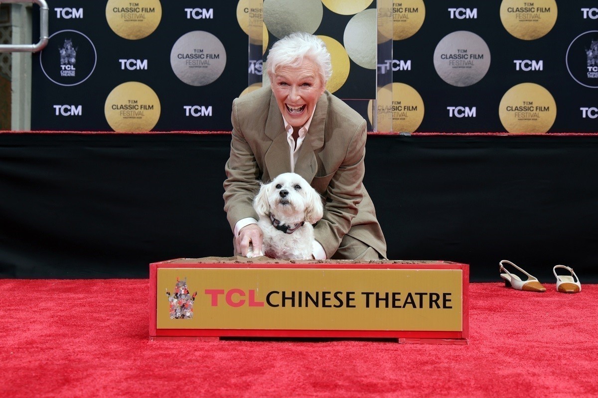 2026 TCM Classic Film Festival Glenn Close Hand and Footprint Ceremony
