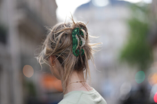 claw clip, Fashion Photo Session In Paris – June 2026