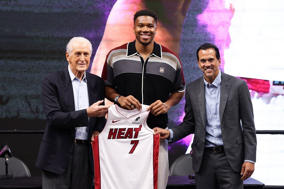 Miami Heat Introduces Bobby Portis, Jr. and Giannis Antetokounmpo