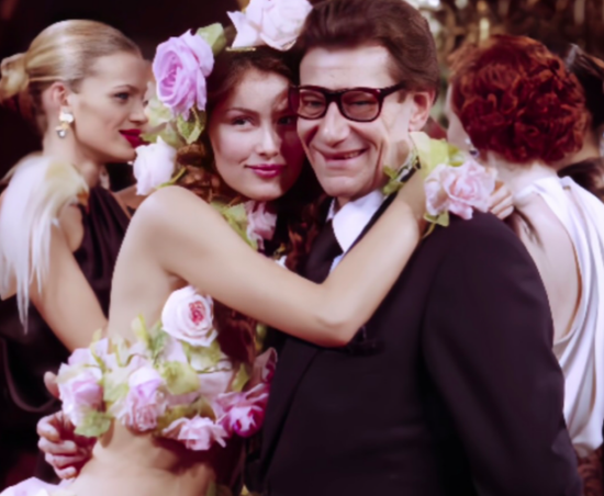 letitia casta and ysl