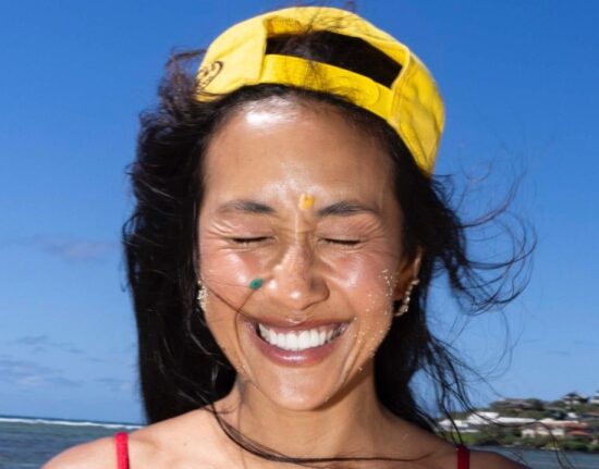 spot motion 🐚️ swimming in s0potwear with @keliamoniz _spotwear stays in place through sweat, wa