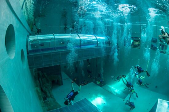 The deepest swimming pool.