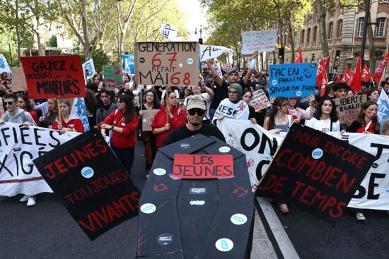 French Students And Trade Unions Hold Nationwide Day Of Action