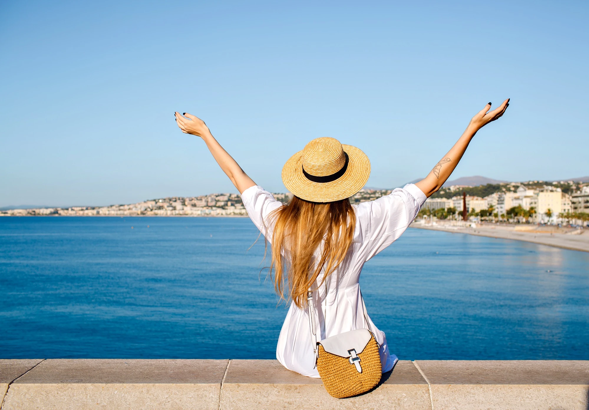 summer-lifestyle-portrait-pretty-blonde-tourist-woman-posing-view-point-french-riviera